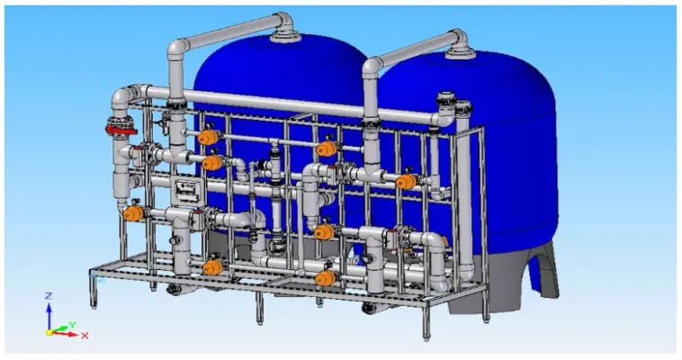 Enthaertungsanlage für die Industrie KadoSoft WEDC1400-10000